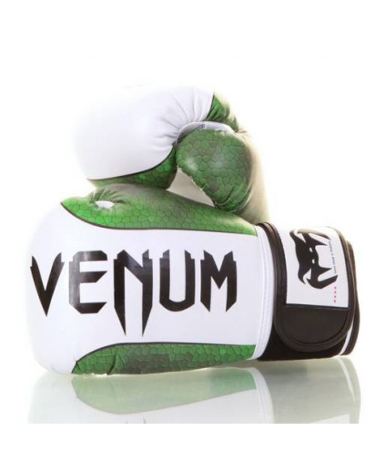 Venum Green Viper Boxing Gloves - Skintex leather