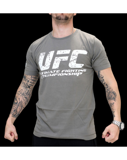 UFC Ultimate Fighter Olive/White tee