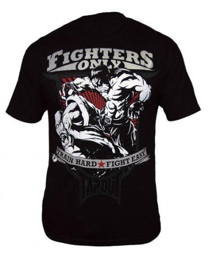 Fighters Only Flying Knee T-shirt Black