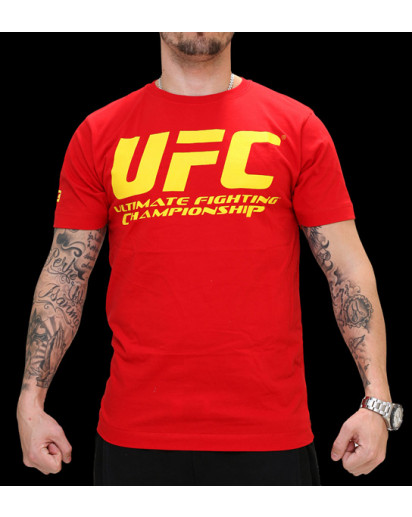 UFC Supporter Red/Yellow t-paita