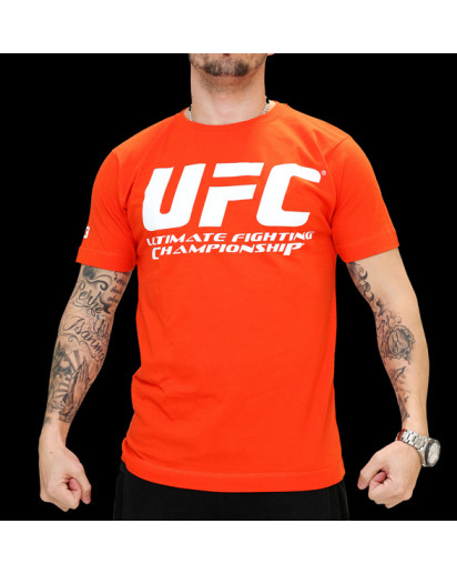 UFC Supporter Orange/White t-paita