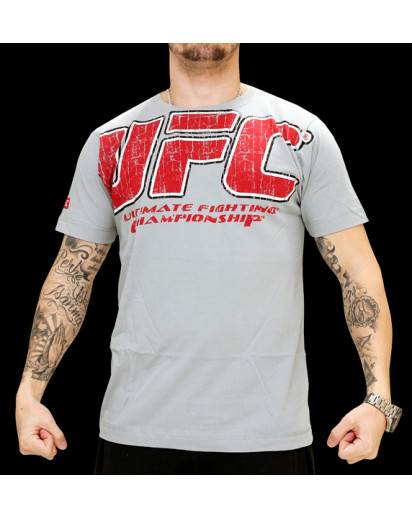 UFC Real Grey/Red t-paita
