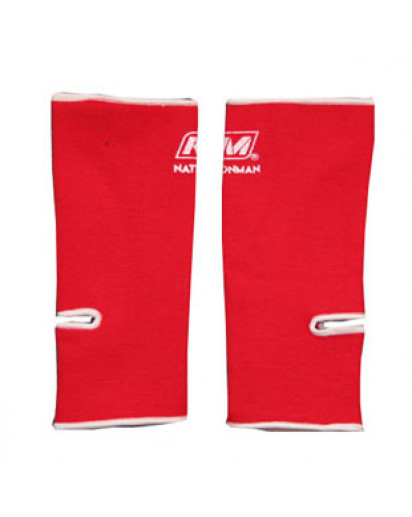Nationman Ankle Support Free Size Red (pair)