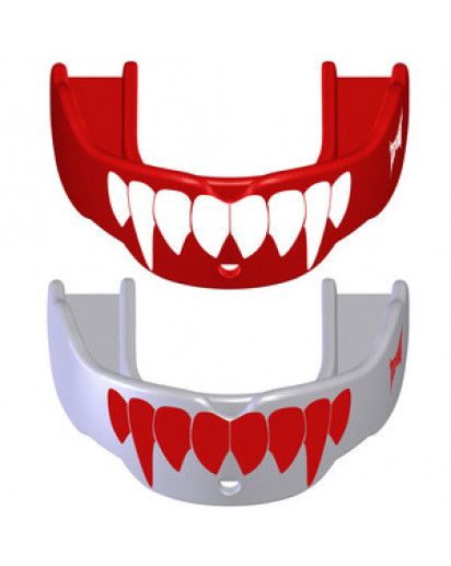 TapouT Adult Fang Mouthguards Red