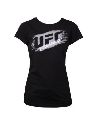 UFC Ladies Scratch Black t-paita