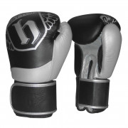 Hatton Pro Leather Sparring Gloves Black/Silver