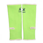 Nationman Ankle Support Free Size Lime Green/White (pair)