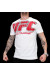 UFC Real White/Red t-paita