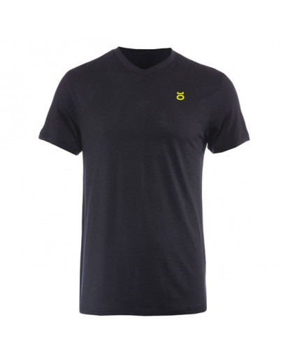 Jaco Tenacity Performance V Neck t-shirt Black/SugaFly Yellow