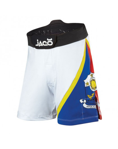 Jaco Philippines Resurgence MMA Fight Shorts White