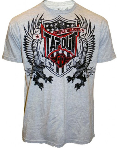 TapouT Jake Shields Eagle Warrior Grey t-shirt
