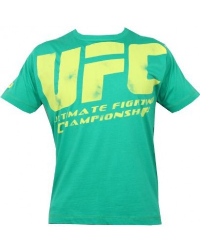 UFC Distressed T-shirt Green/Yellow