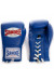 Sandee Lace Up Pro Fight Boxing Gloves Blue