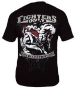 Fighters Only Flying Knee T-shirt Black