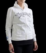 TapouT Womens Queen French Terry Hoodie White