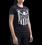 TapouT Womens Shield Logo Crew Neck Black t-shirt