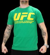 UFC Supporter Green/Yellow tee