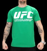 UFC Supporter Green/White t-paita