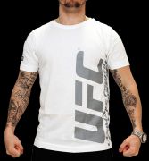 UFC Ultimate White/Charcoal tee