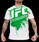 UFC Splatter White/Green tee