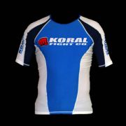 Koral Rash Guard Short Sleeve Blue