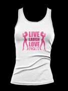 Fight Chix Live Laugh Love Fight tank