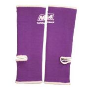 Nationman Ankle Support Free Size Purple/White (pair)
