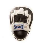 Sandee Curved Focus Mitts Black/White