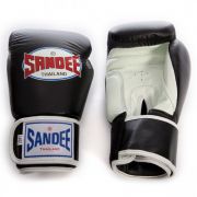 Sandee Velcro 2 Tone Boxing Gloves Black/White