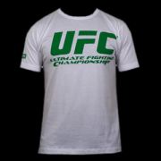 UFC Supporter White/Green tee