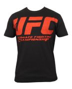 UFC Build Black/Red tee