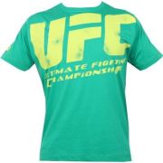 UFC Distressed Green/Yellow tee