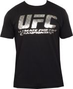 UFC Foil Logo Black t-paita