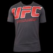 UFC Raised Cage Grey t-paita